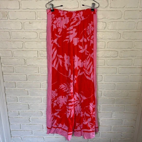 NWT Sienna Sky 2 Piece Tropical Set Women's Size Medium Red Pink - Picture 3 of 7